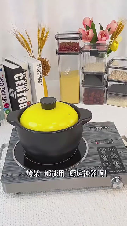 Cocina Eléctrica Infrarroja Madera